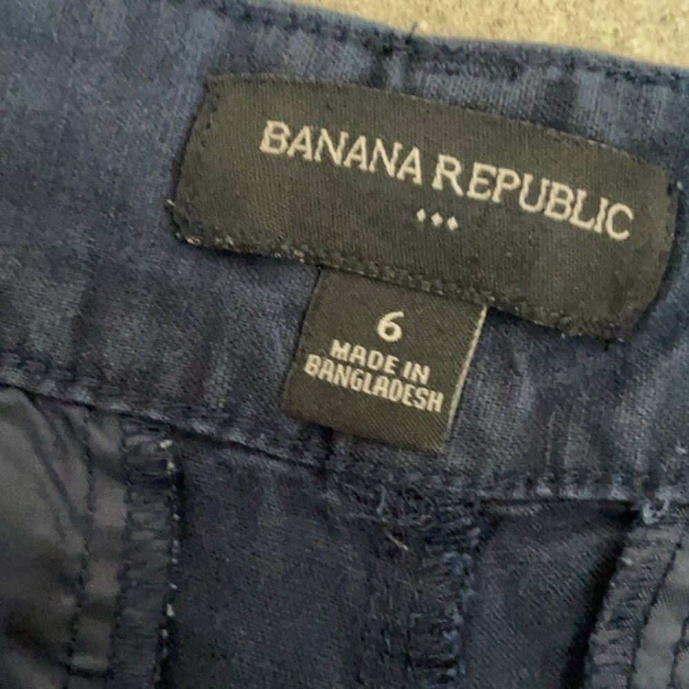 Banana Republic shorts size 6 navy shorts - Picture 2 of 4
